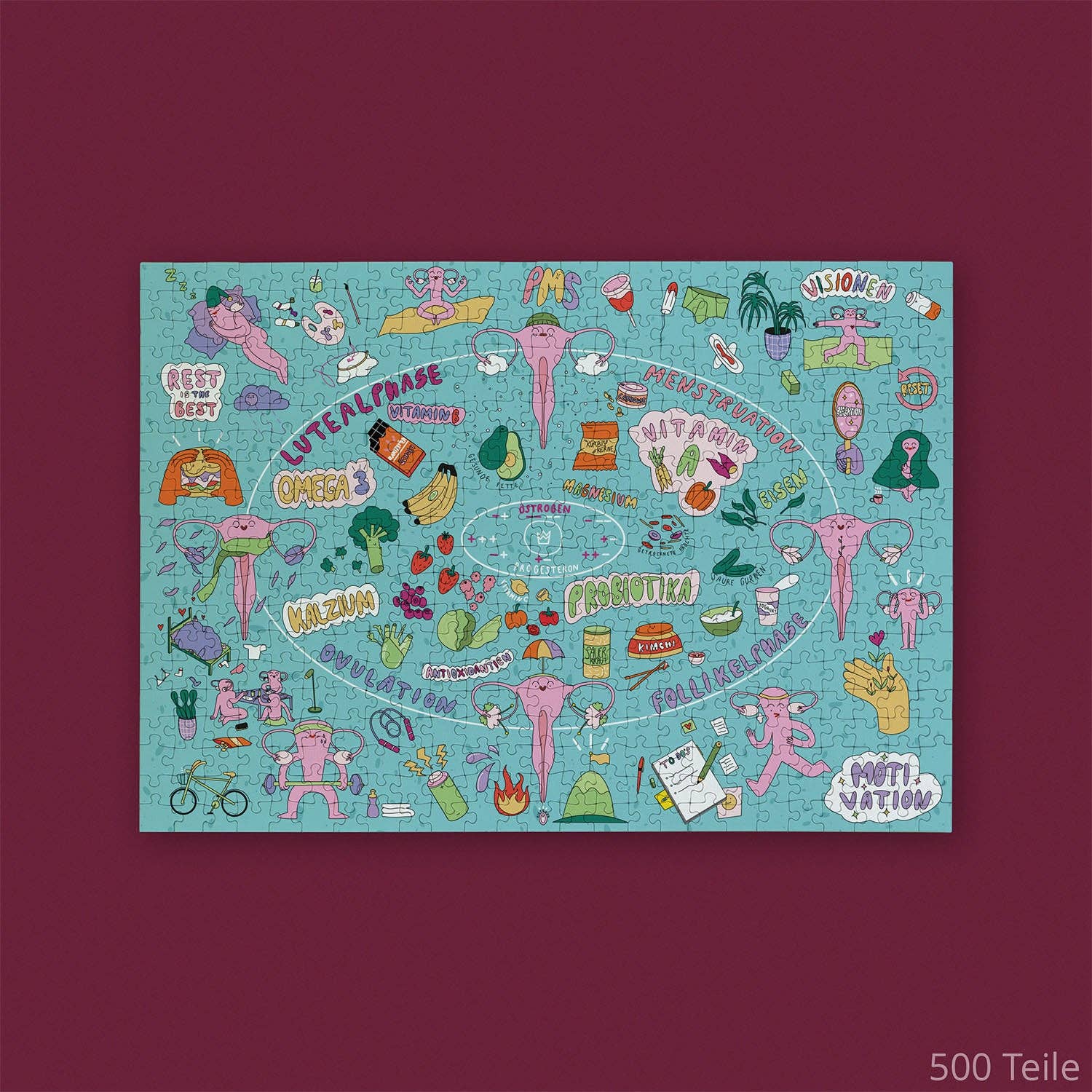 Willa Wunst GmbH – Engroshandel Puslespil - Voksen – Cykelpuslespil1