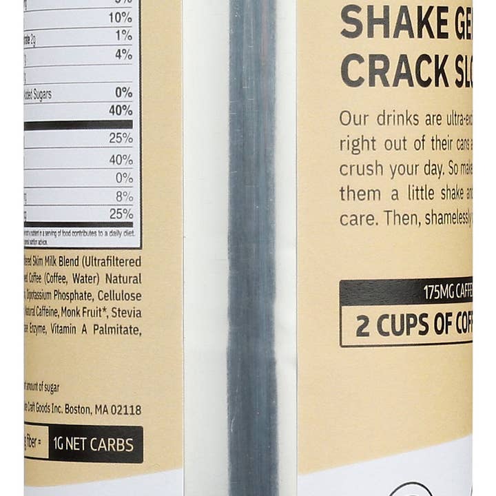 Everyday Supply Co - Wholesale Iced Coffee/Cold Brew - SLATE PROTEIN COFFEE VAN LATTE - Case of 121