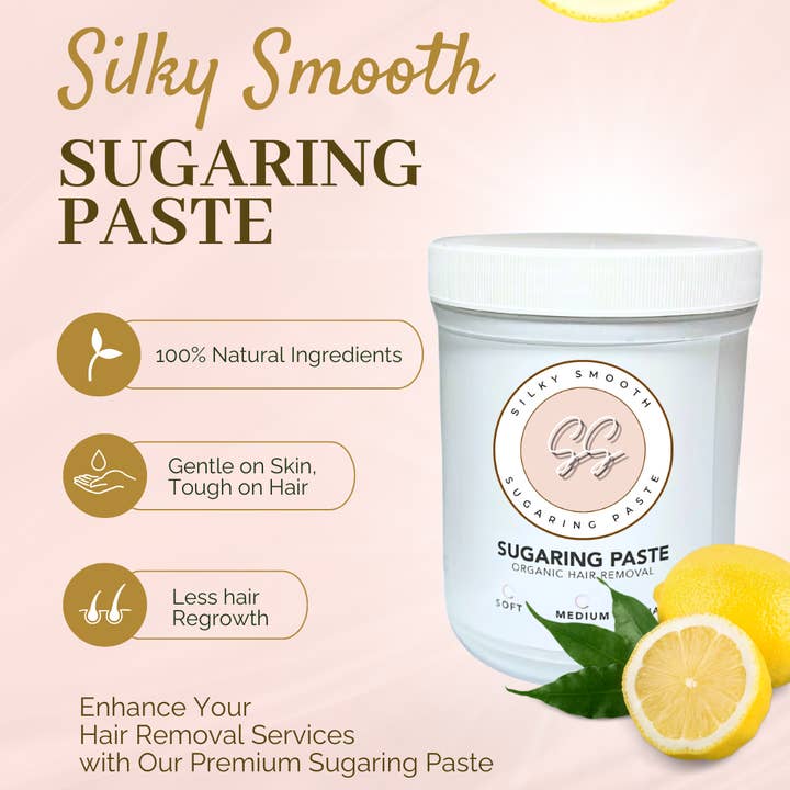 Silky Smooth Sugaring - Wholesale Body Hair Removal Product - 1 Jar of Sugaring Paste