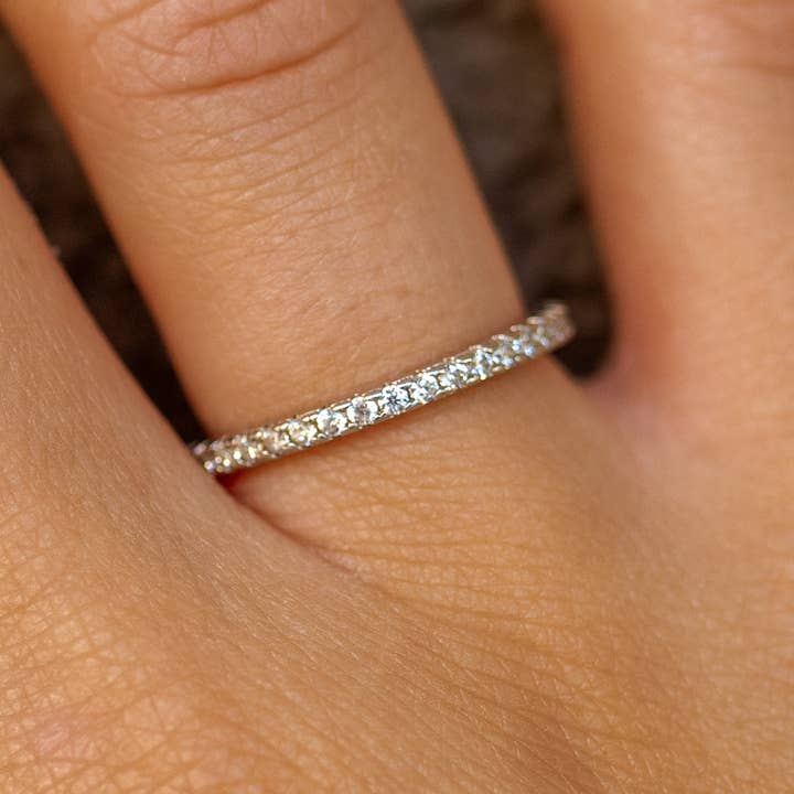 Boca Ring Silver for wholesale by ALCO Jewelry