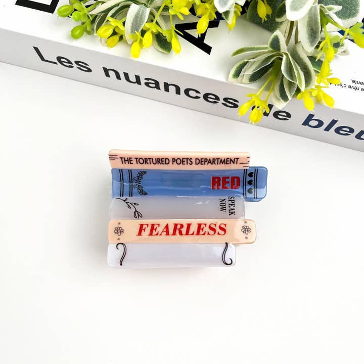 TheDivaSoap – wholesale Hair clip – Women’s – Stacked Book Hair Clip,Acetate Claw Clip