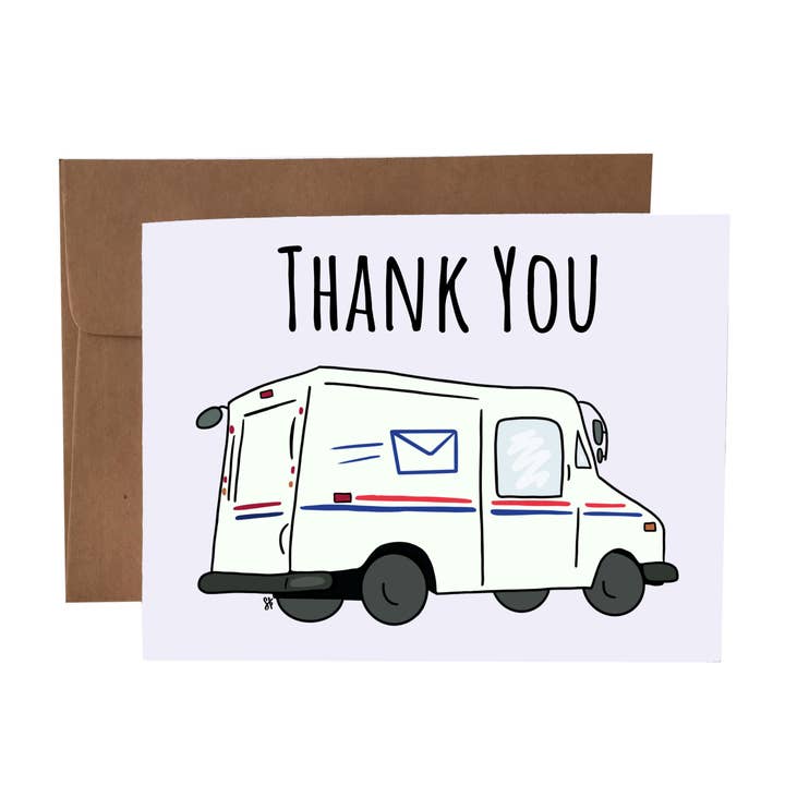 Thank You Mail USPS Greeting Card for wholesale by SKP ink