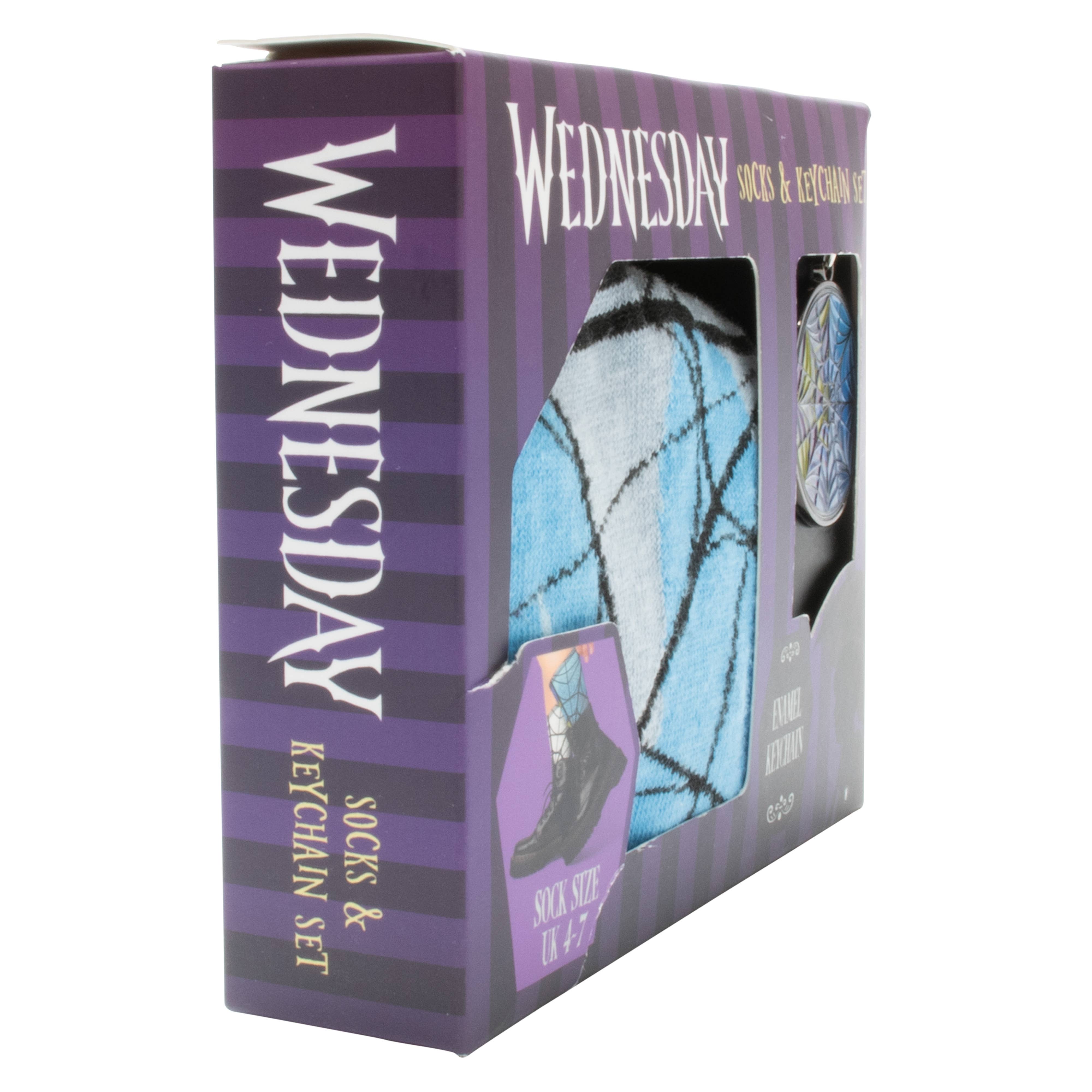 Mad Monkey GmbH - Wholesale Socks - Unisex - Wednesday - Socks & Keychain Set2