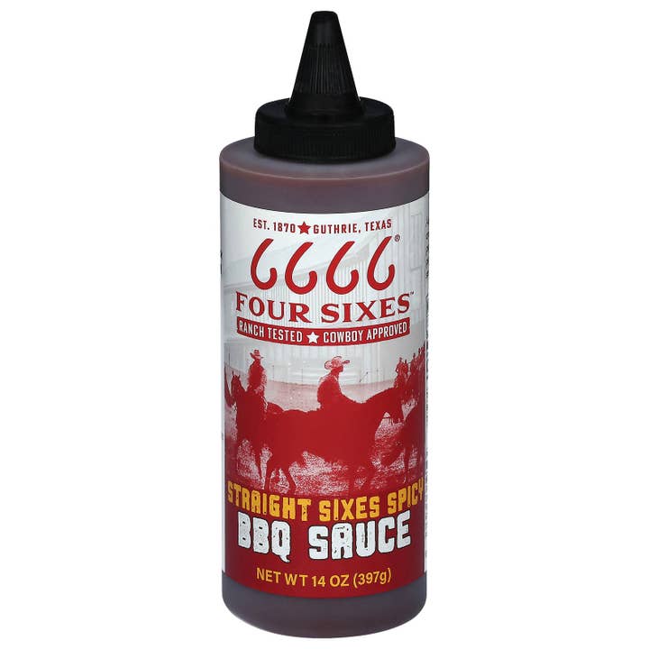 Everyday Supply Co - Wholesale BBQ Sauce - Four Sixes - Bbq Sce Spicy Strghtsixes - Cs Of 6-14 Fz