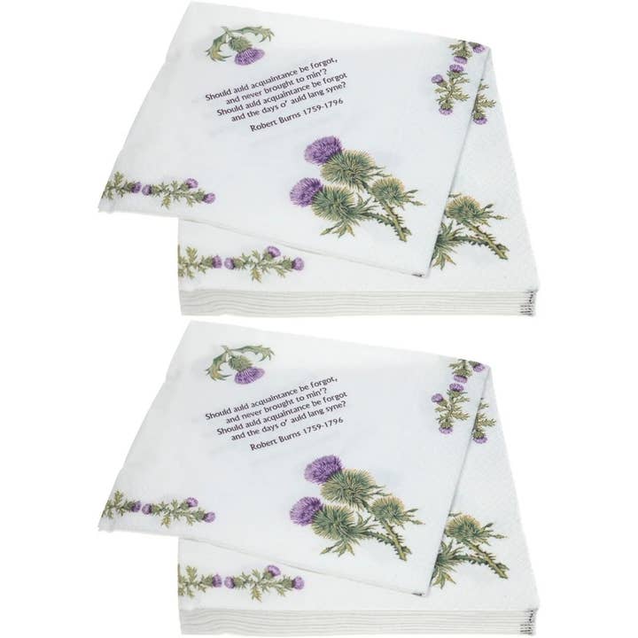 Guardanapo com design de cardo escocês por atacado de Dublin Gift Company