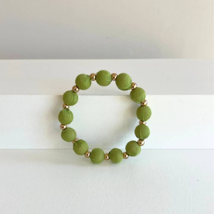 Humble Hilo – Großhandel Perlenarmband – Humble Hilo Sari Schmuck, Textilperlen- und Metallperlenarmband15