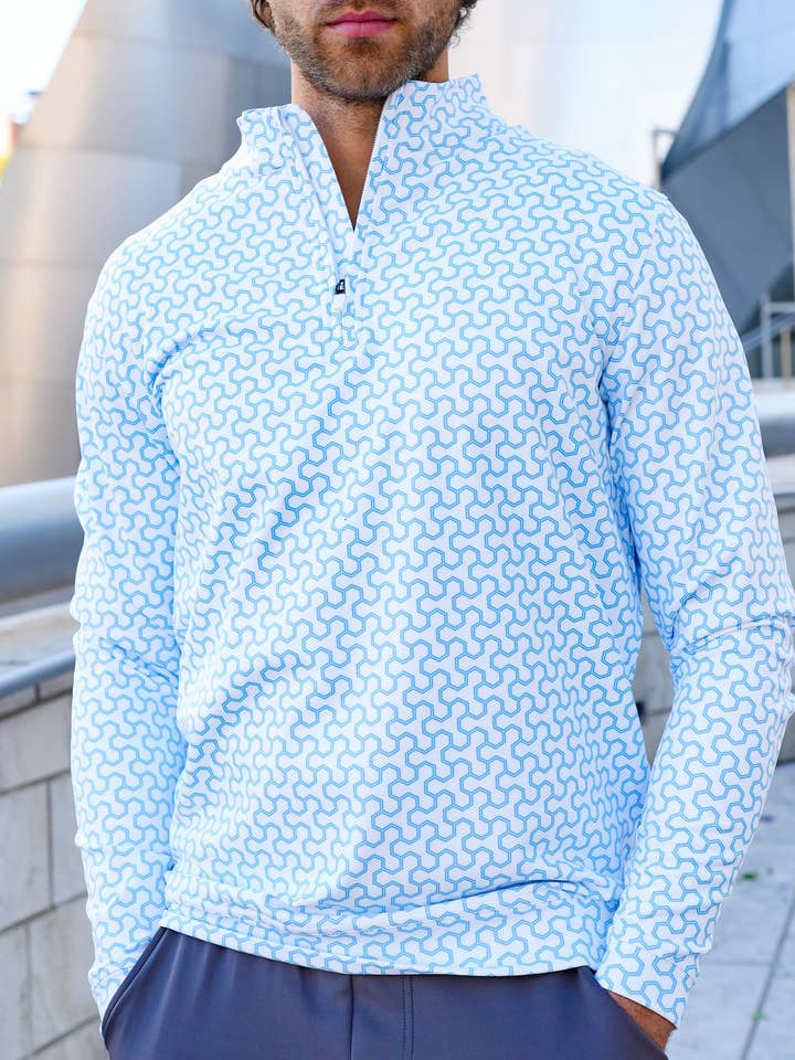 USA Palm - Wholesale Sweatshirt - Unisex - Cloud 1/4 Zip1