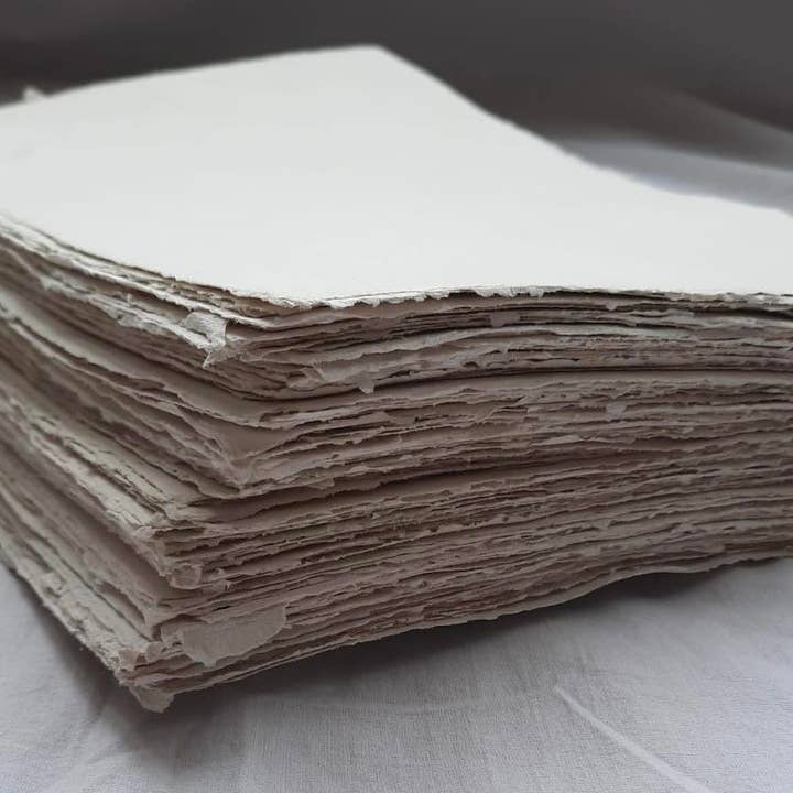 PARWANApaper - Wholesale Engagement Card - A7 Invitation Cards Deckled Edge Handmade Paper Cards