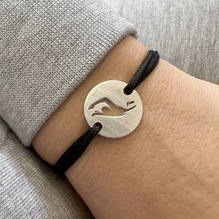 MynaNation Armband - The Swimmer | Versilbert für den Großhandel von Kettel