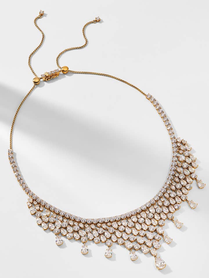 OVER THE TOP GLAM CZ COLLAR NECKLACE for wholesale by NADRI