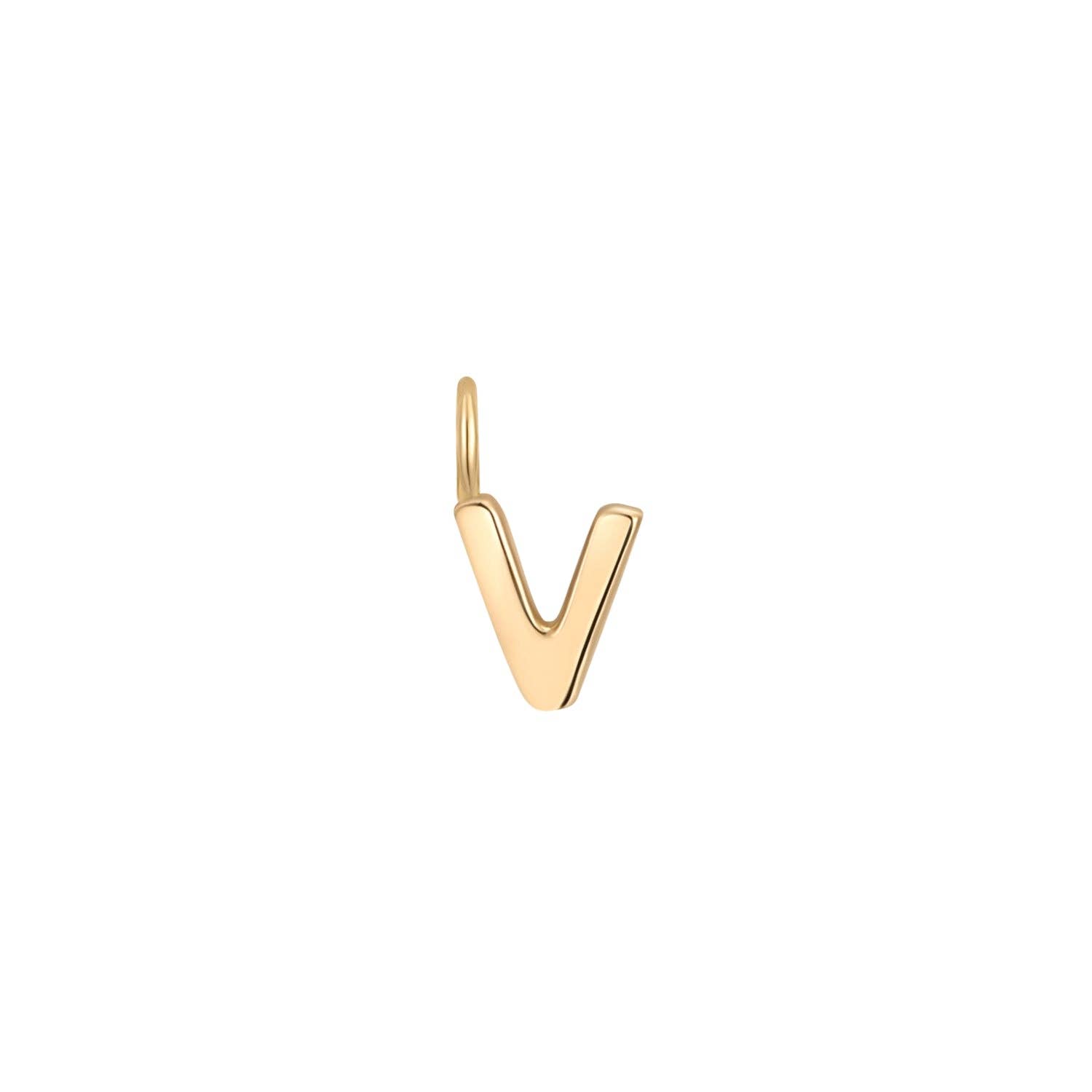 WJW - Wholesale Individual Charm/Pendant - Permanent Jewelry 14K Solid Gold Initial Charms21