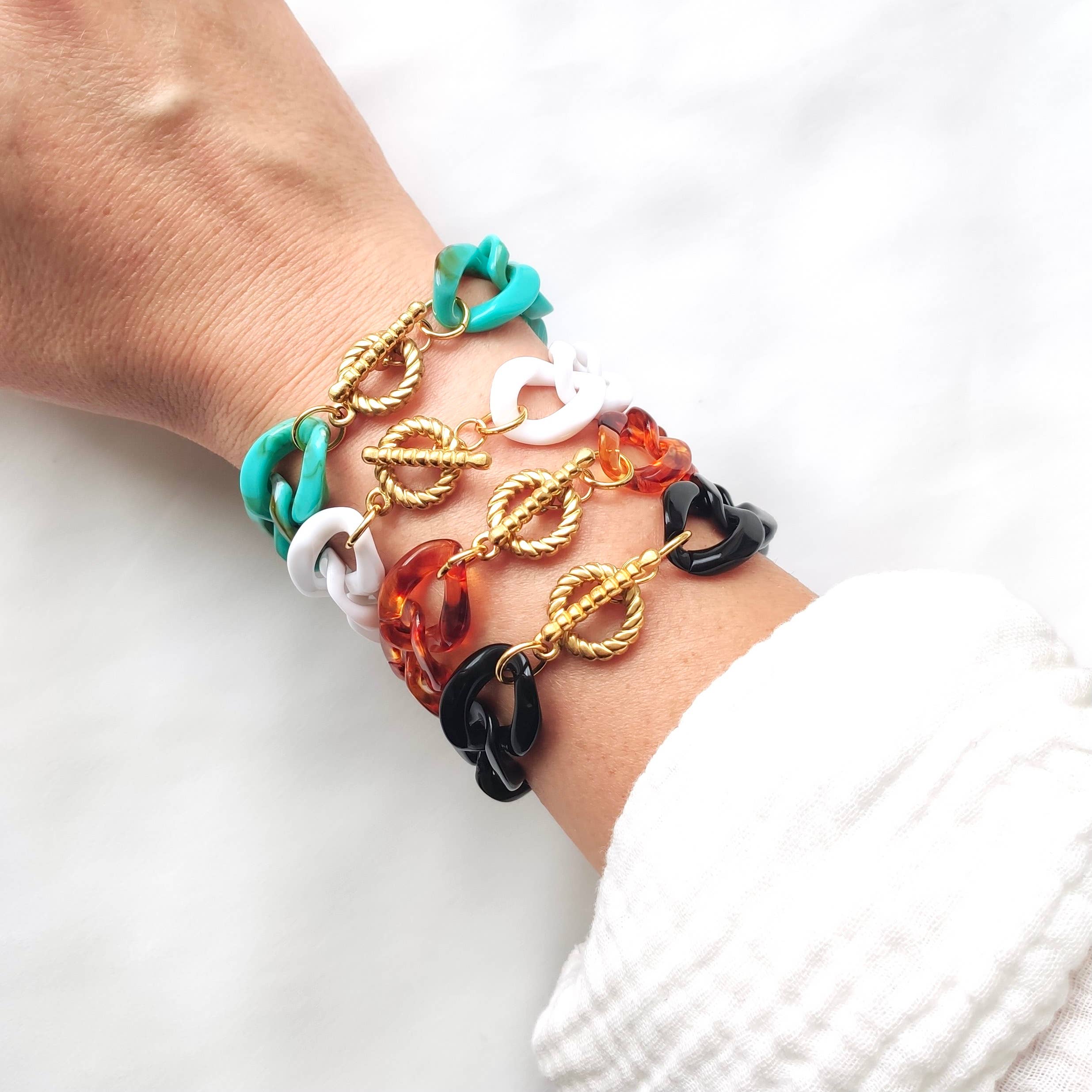 L'Atelier d'Artémis - Wholesale Link & Chain Bracelet - VINTAGE bracelet23