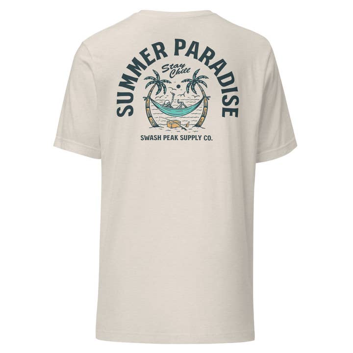 Sommerparadis Unisex T-shirt for engroshandel hos Swash Peak