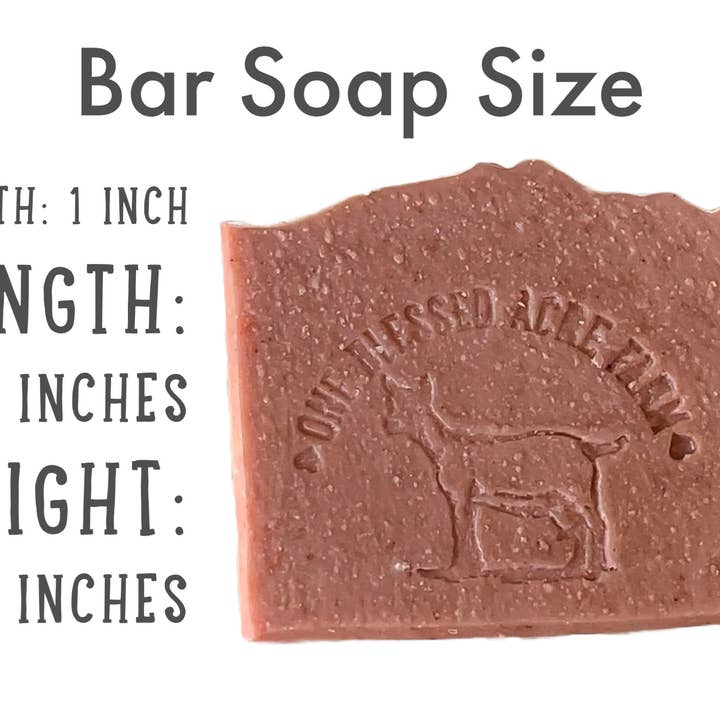 One Blessed Acre Farm - Wholesale Bar Soap - Wild Honeysuckle Goat Milk Bar Soap3