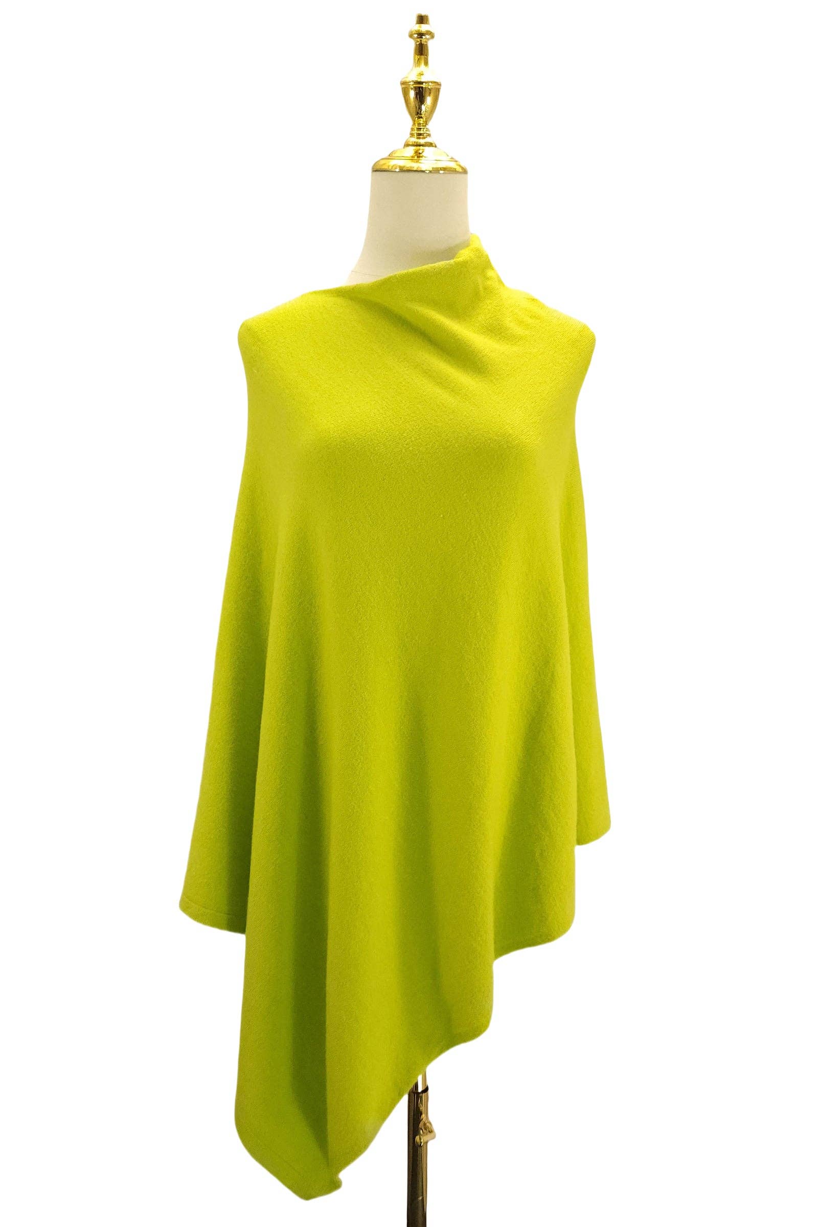 Fashion Scarf World - Vente Poncho – femme - Poncho uni en laine confortable0