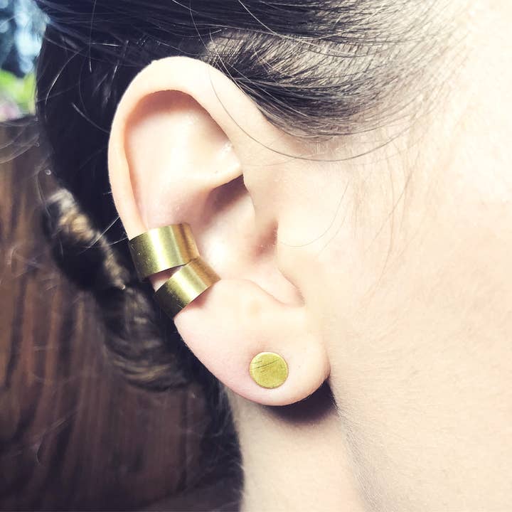 Lyndsey Rieple Jewelry – wholesale Earcuff-örhängen – Massiv mässing öron manschetter