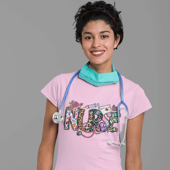 T-Shirt Enfermeira por atacado de Tidal Colors