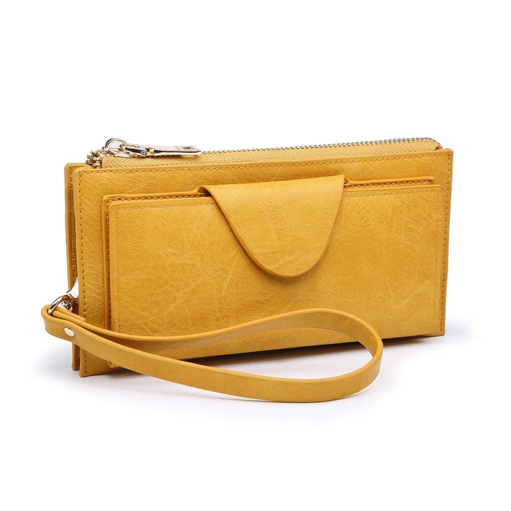 MiMi Wholesale - Wholesale Wallet - Women's - WL0004RF RFID Wallet w/ Snap Closure and Zip Change Pocket14