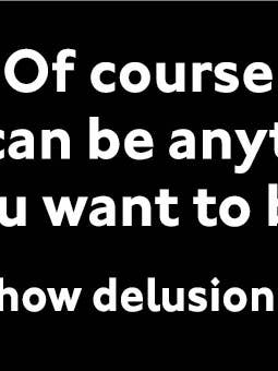 Sticker: Of course you can be anything for wholesale by Ephemera