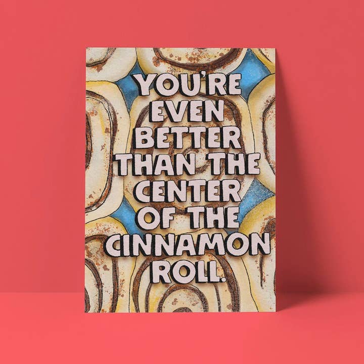 Pretty Good Cards - Venta al por mayor Tarjetas de amor - Tarjeta de Rollo de Canela