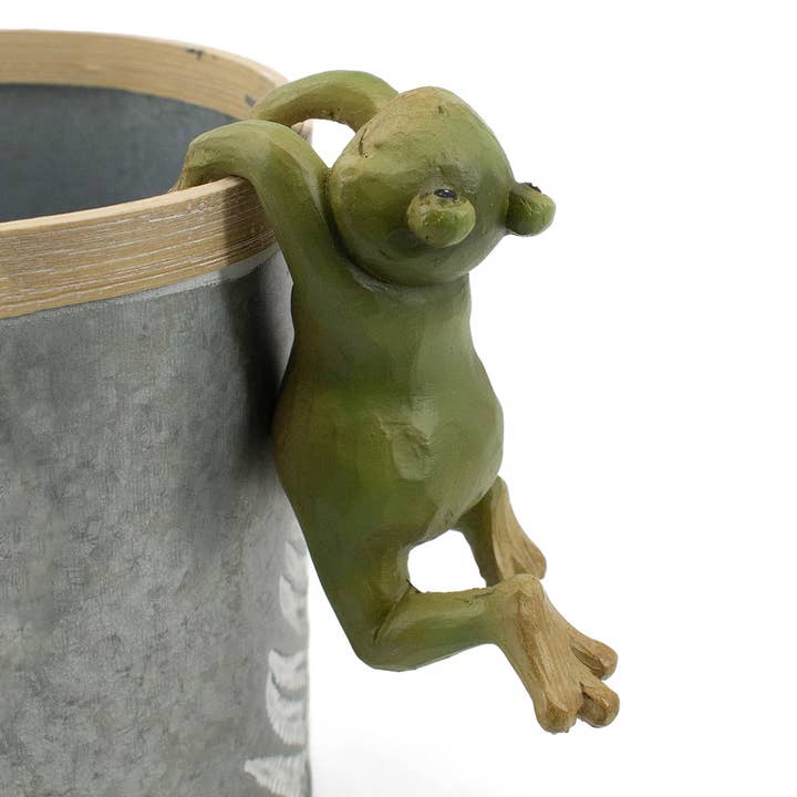 Pequeña rana de resina para venta al por mayor de WT Collection