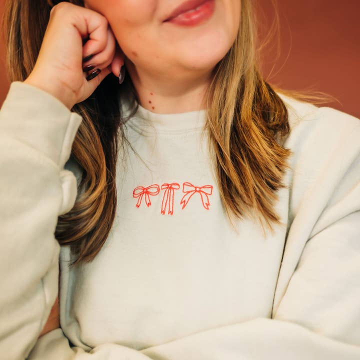 Put A Bow On It | Unisex Adult Sweater for wholesale by Gussy Up Bow Co