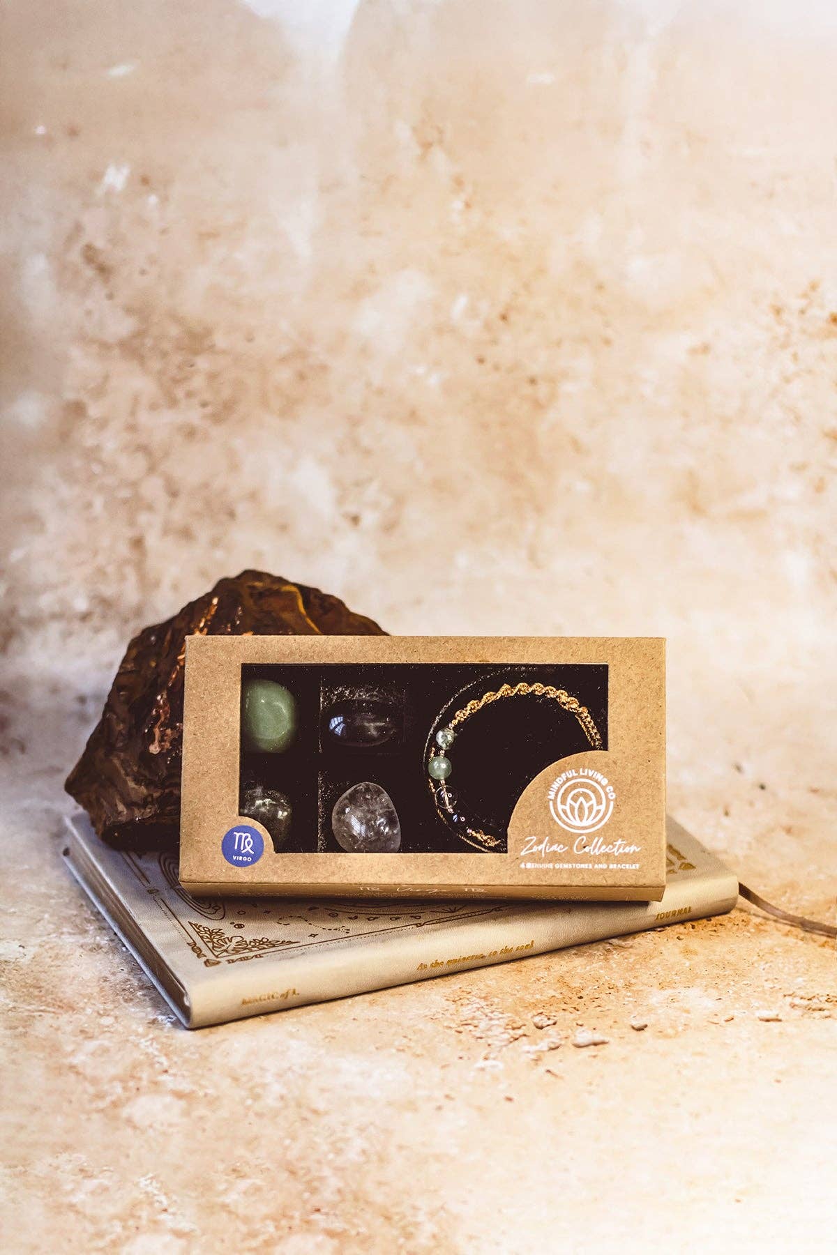 Mindful Living Co. - Wholesale Spiritual Stone/Crystal - Zodiac Crystal & Bracelet Gift Set 17