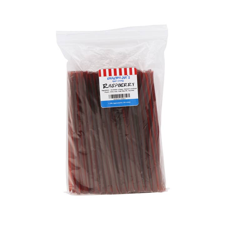 Grandpa Joe's Candy Shop - Wholesale Honey - Honey Sticks Raspberry, 100ct Sticks