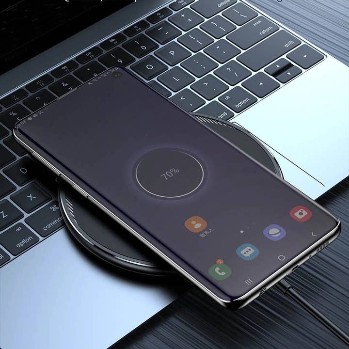 Black 10W Fast Wireless Charger Charging Pad For Qi Enabled Device for wholesale on Faire14