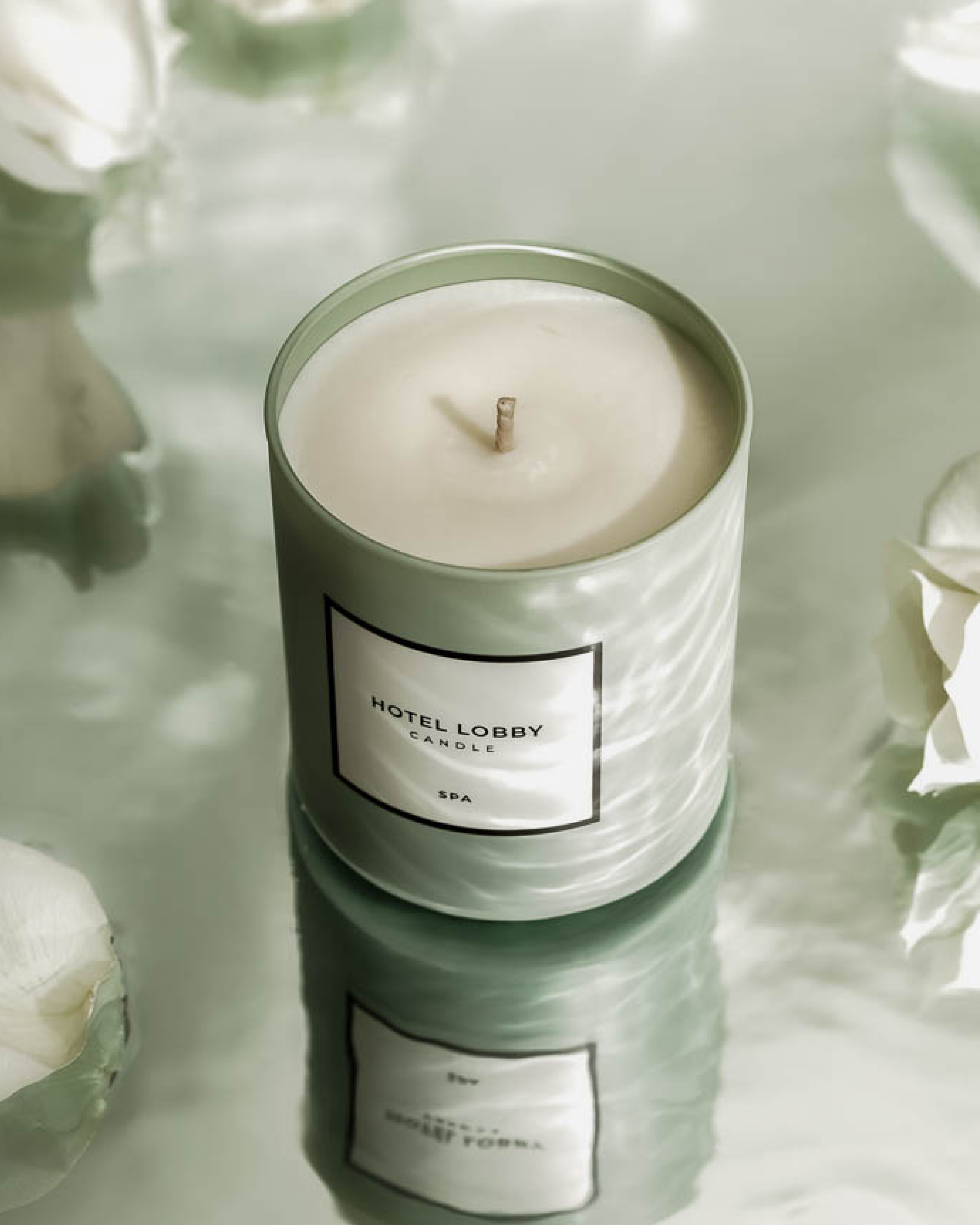 Hotel Lobby Candle - Wholesale Jar/Filled Candle - Spa - Relaxing Eucalyptus Luxury Soy Candle - 9.75 oz2