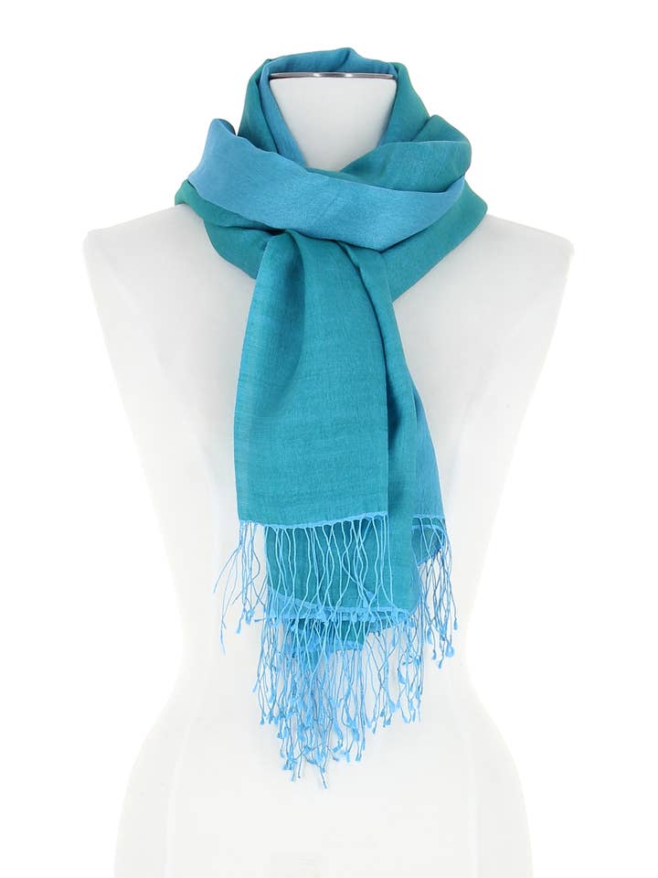 BENARES SJAL - 50 % ULL / 50 % SILKE för wholesale av DIWALI PARIS