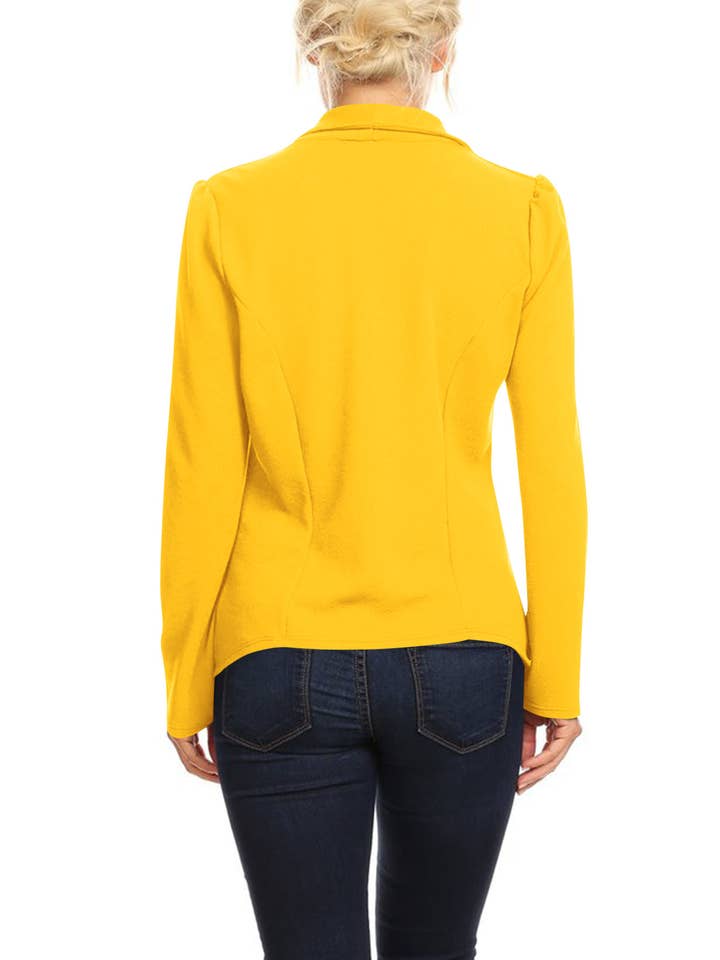 MOA COLLECTION - Wholesale Blazer - Women's - Women's Casual Office Work Basic Blazer Jacket S-3XL46