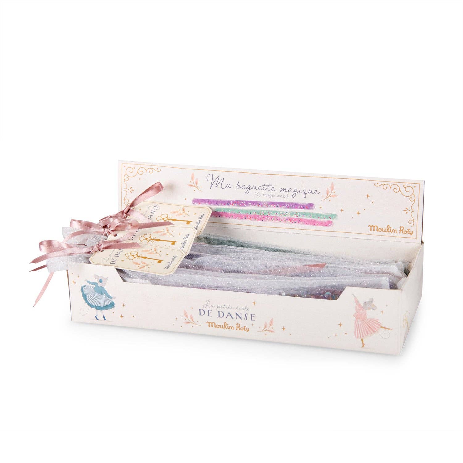 Speedy Monkey - Vente Baguette – enfant - Boîte de présentation avec 18 baguettes magiques assstd - Jouet récréatif - Moulin Roty1