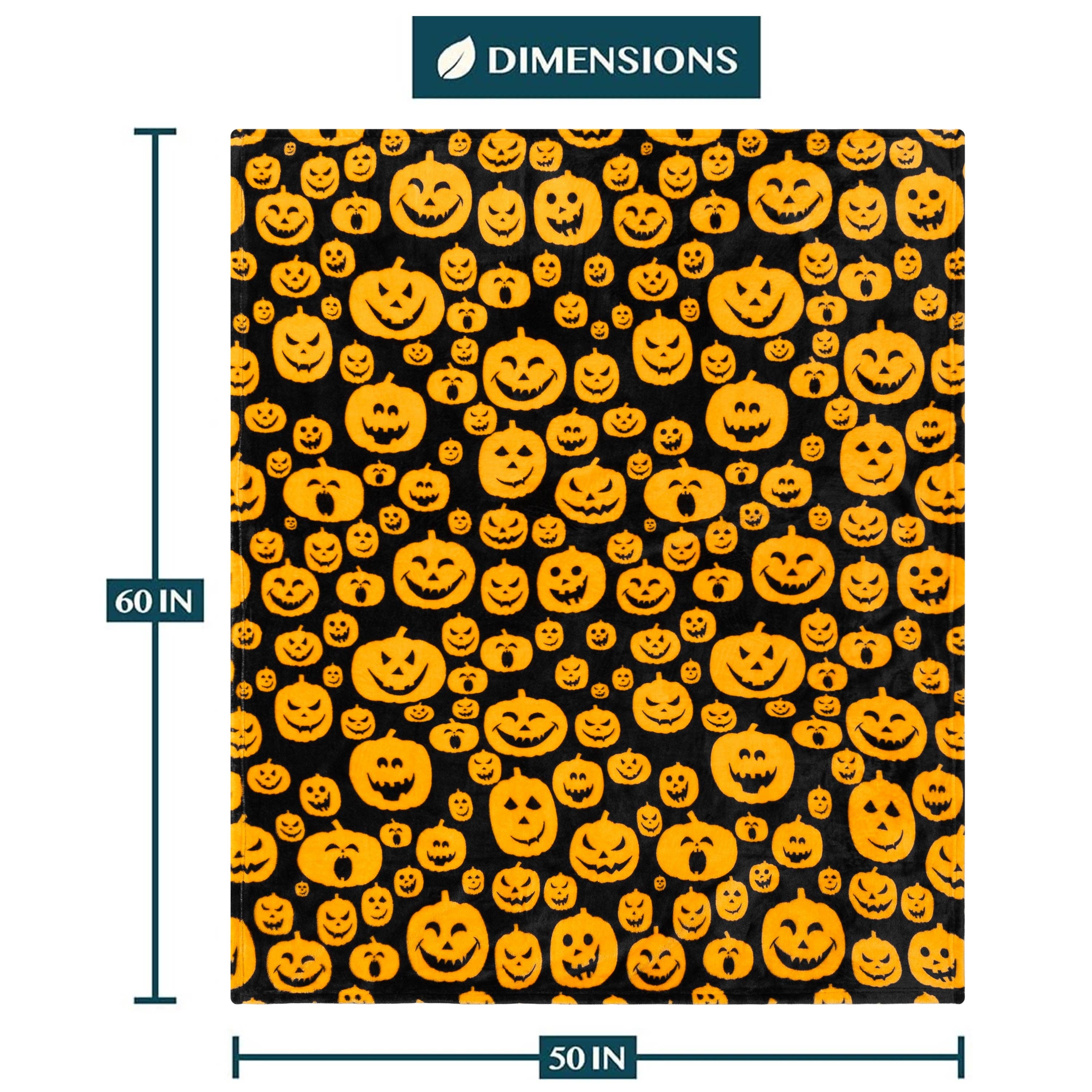 Pavilia - Wholesale Throw Blanket - Halloween Fleece Throw Blanket4