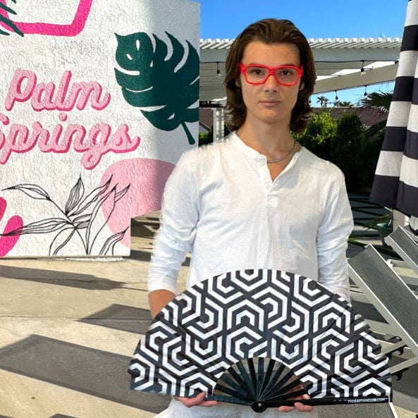 The Gay Fan Club - Wholesale Handheld Folding Fan - Dimension Fan5