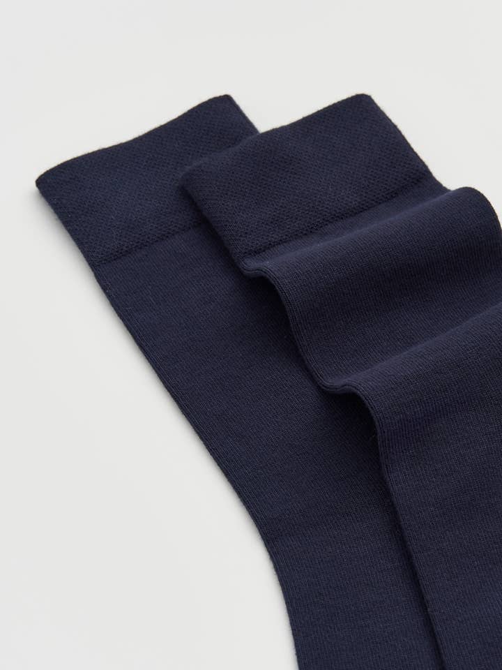 Pairs Socks - Wholesale Socks - Unisex - Inky Blue Bamboo Socks1