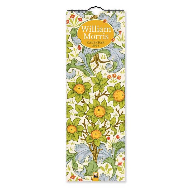 William Morris Slim Calendar 2026 (Art Calendar) by for wholesale by Simon & Schuster