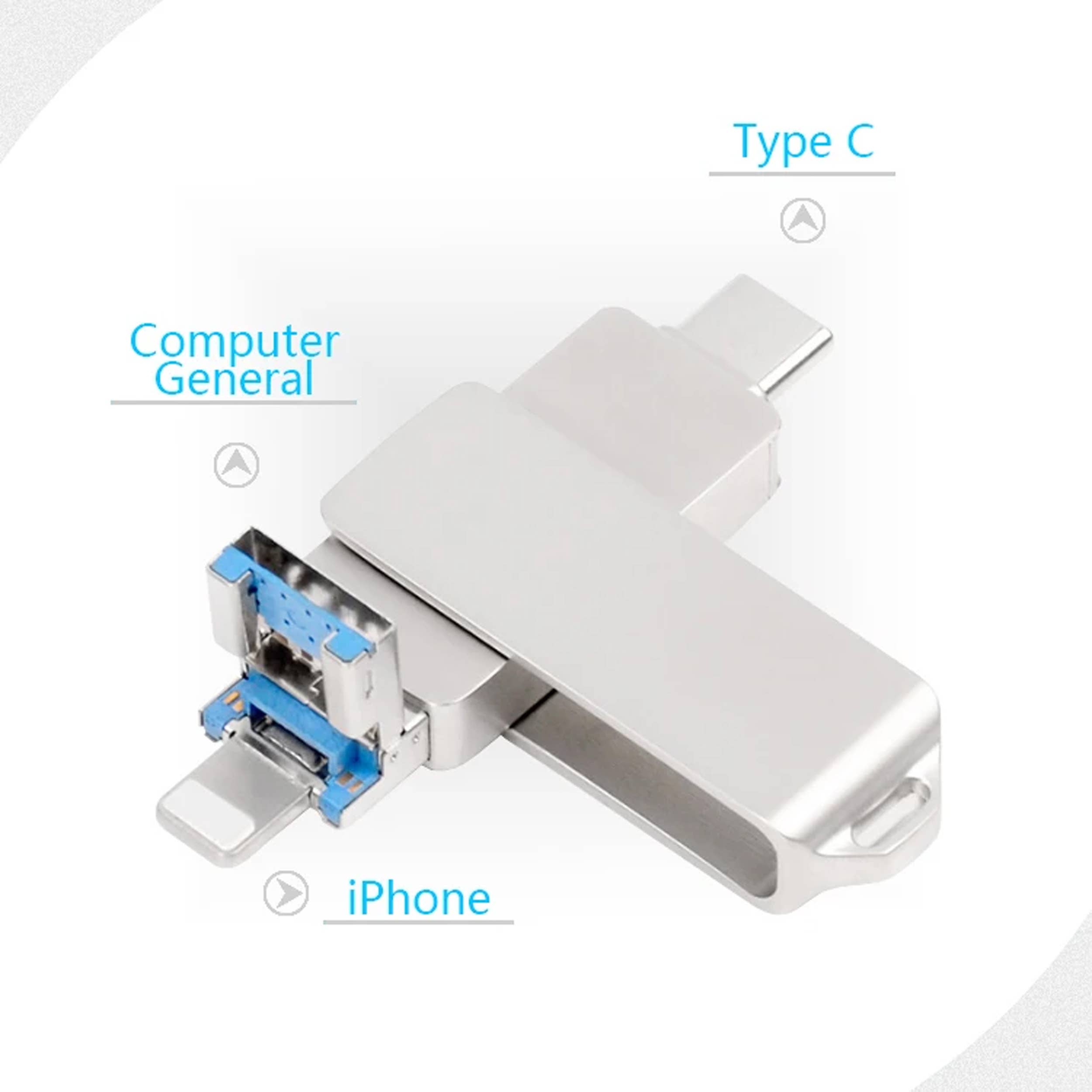 GulleeGadgets - Vente Clé USB - Clés USB 3 en 1 OTG Type C 2.0 et 3.0 - 8 Go en vrac7