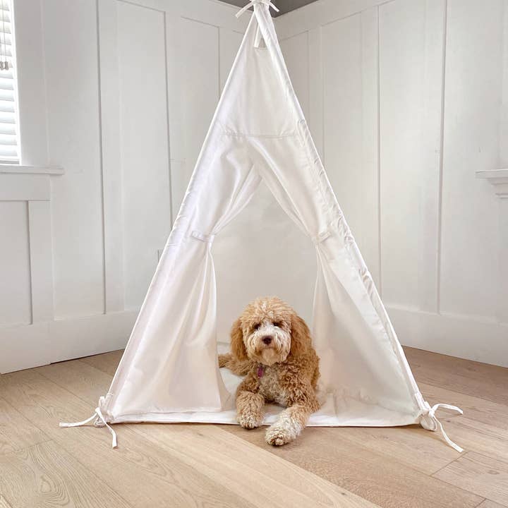 Domestic Objects - Wholesale Tent – Child - Handmade Kids Play Tent in Cream Cotton Canvas2