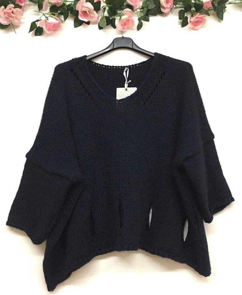 LINEN & COTTON HOUSE - Wholesale Knitted jumper – Women′s - ALPACA SWEATER 08605