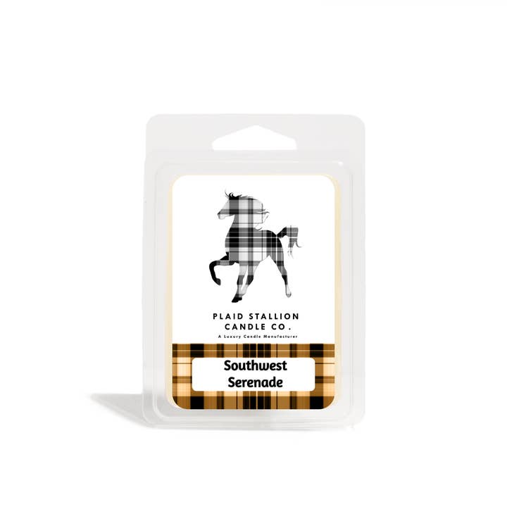 Southwest Serenade for wholesale by The Plaid Stallion Candle Co