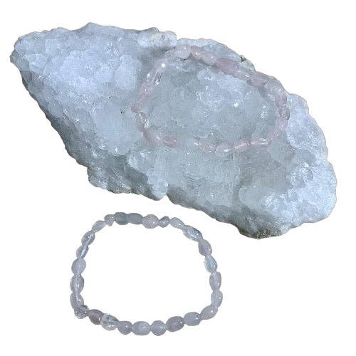 Alliz Trading - Wholesale Beaded bracelet - Rose Quartz Bracelet4
