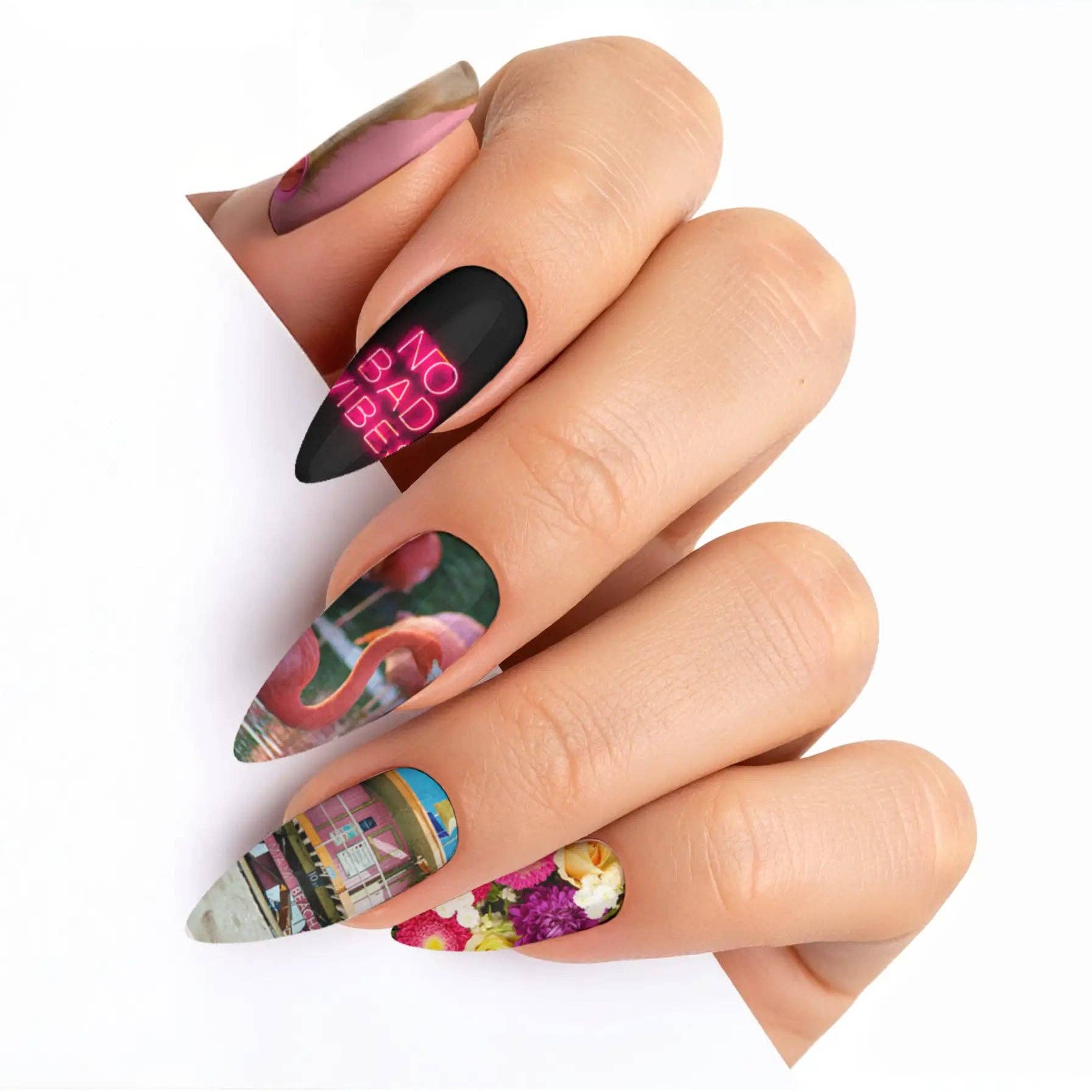 FYNE BODY - Wholesale Press-on/fake nails - Design Your Own Custom Press-On Nails - Oval55