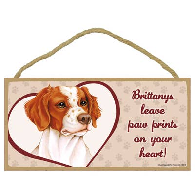 B - Dog plaques that are USA made that measure 5" x 10" for wholesale by SJT Enterprises, Inc.
