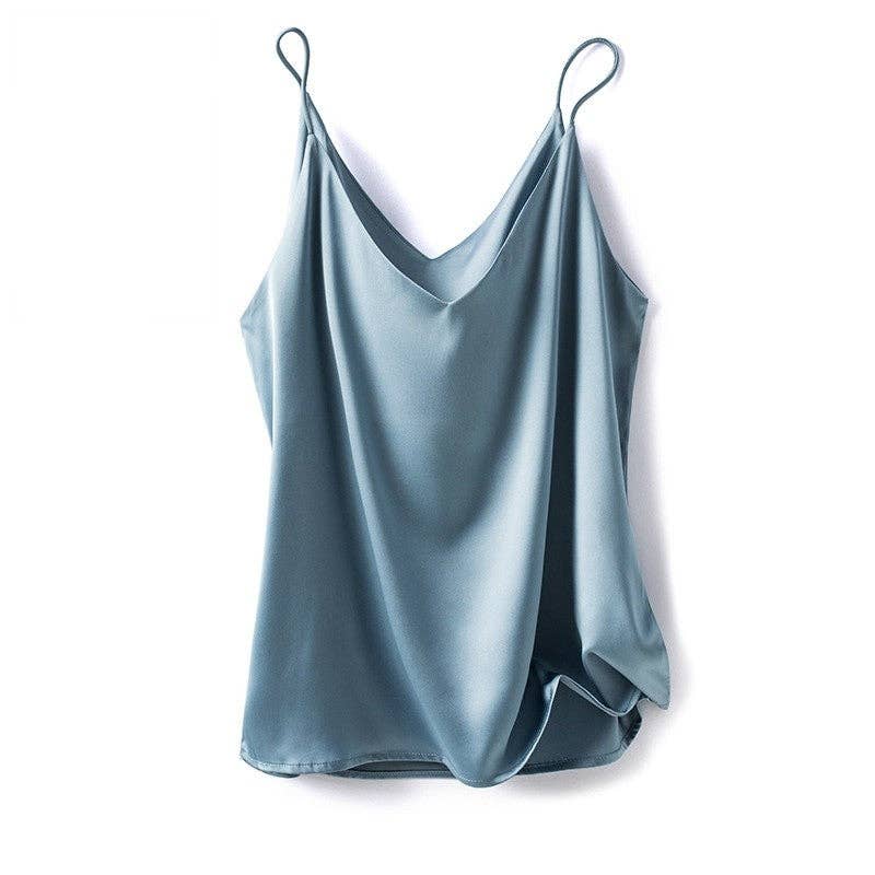 UZ Wholesale Store - Wholesale Camisole - Women's - Solid Color Basic V-Neck Short Small Strap Camisole9