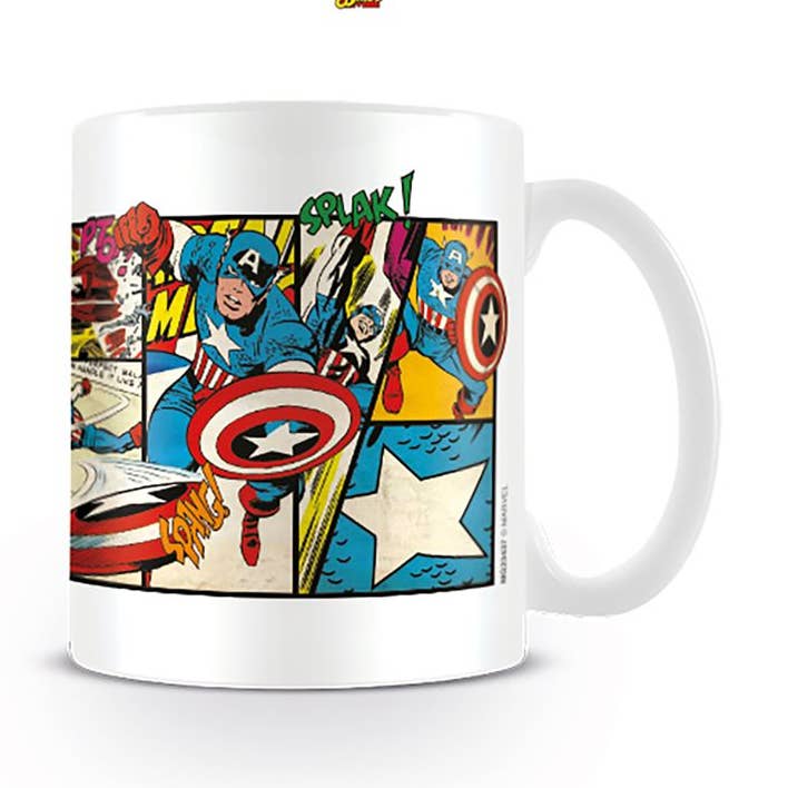 Marvel Comics (Captain America-panelen) 11oz/315 ml voor wholesale door Pyramid International