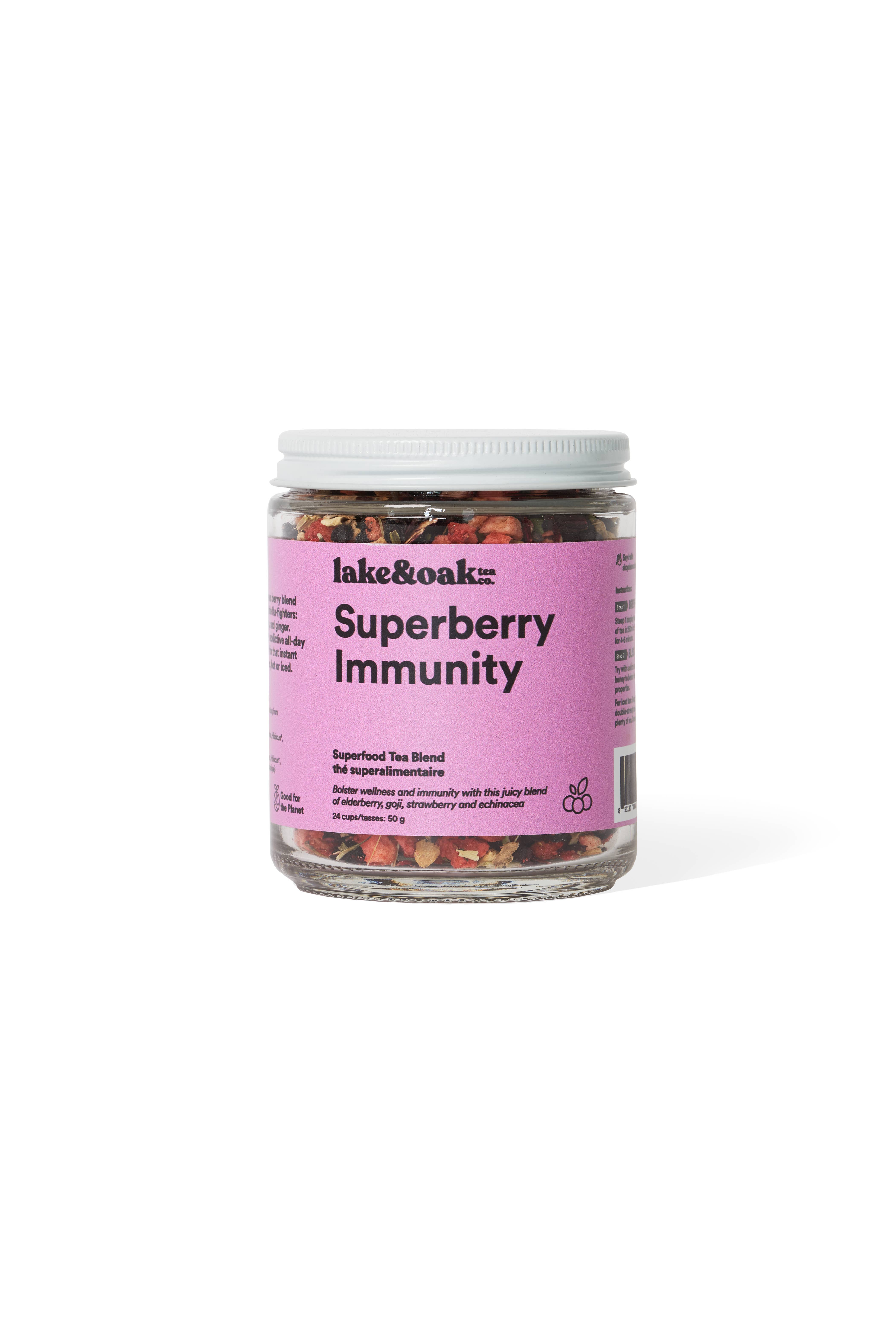 Lake & Oak Tea Co. - Wholesale Health/Detox Tea - Superberry Immunity - Superfood Tea Blend3