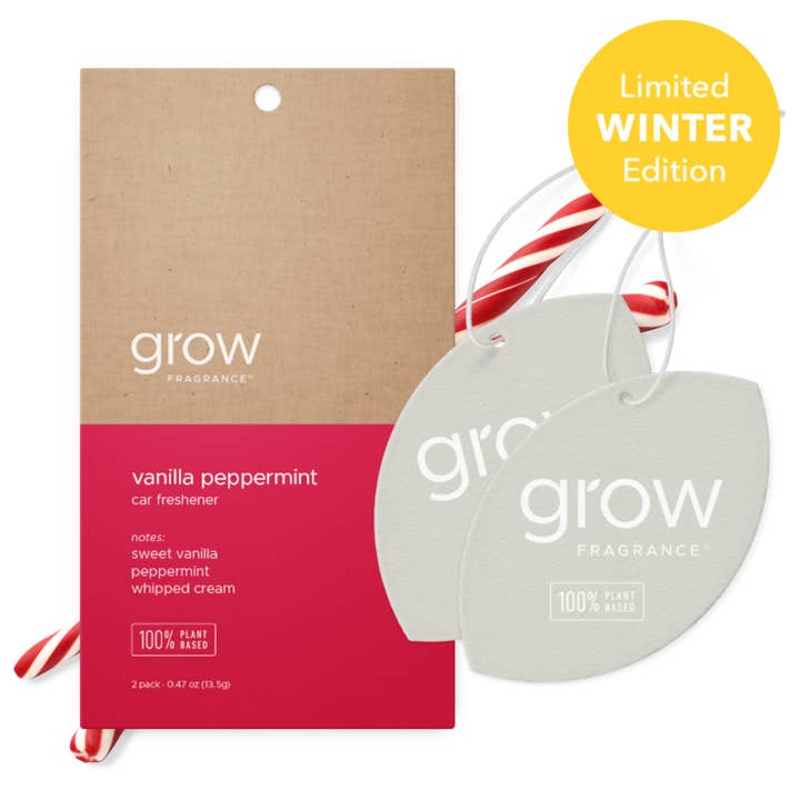Vanilla Peppermint Car Freshener for wholesale by Grow Fragrance