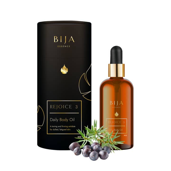 2 oz. Gläd dig dagligen kroppsolja för wholesale av BIJA ESSENCE