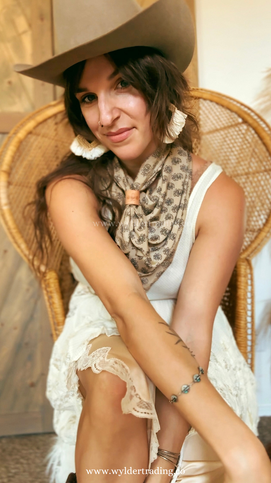 Wylder Trading Company - Wholesale Scarf Clip - Women's - Leather Bolo Scarf Slide 10+ | CUSTOM Logo or Wedding Favor11